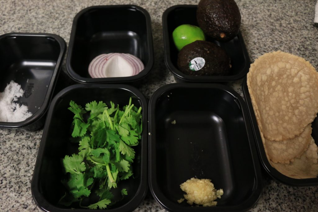 AIP Paleo Tortilla Chips and Guacamole Ingredients