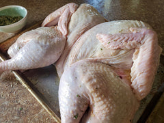raw turkey