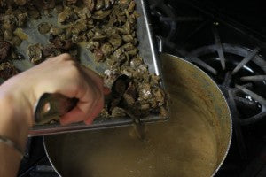 add mushrooms