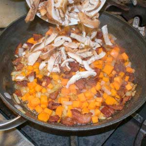 add mushrooms