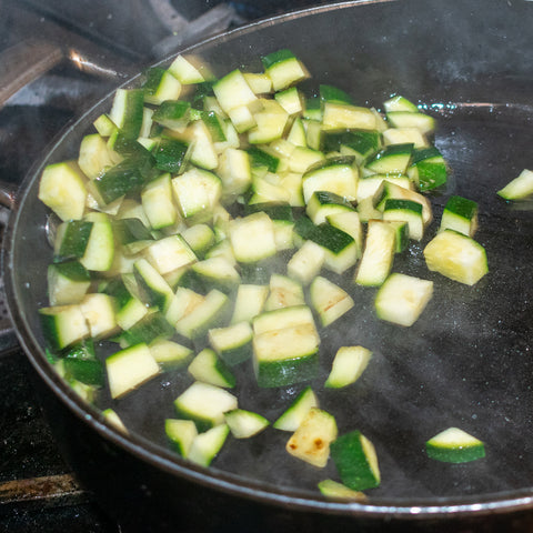 saute zucchini
