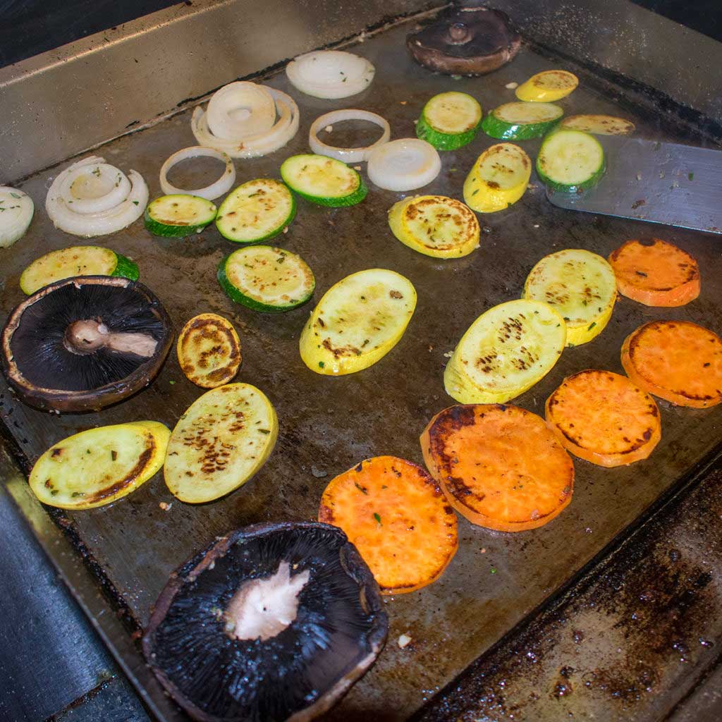 grill vegetables
