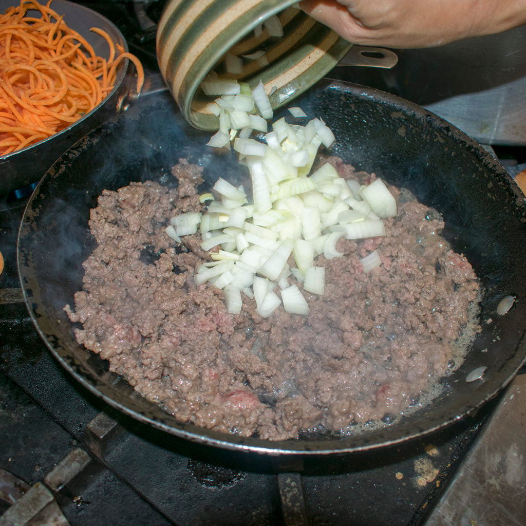 add onion and garlic