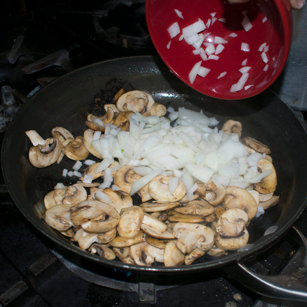 add onions to the pan
