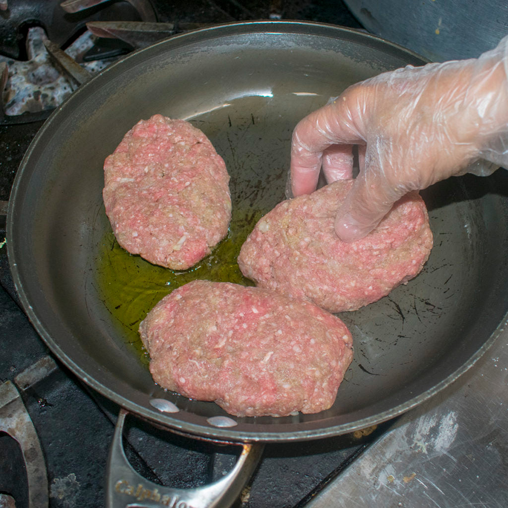 Heat 1 teaspoon olive oil over medium heat in a large cast iron or heavy bottomed skillet