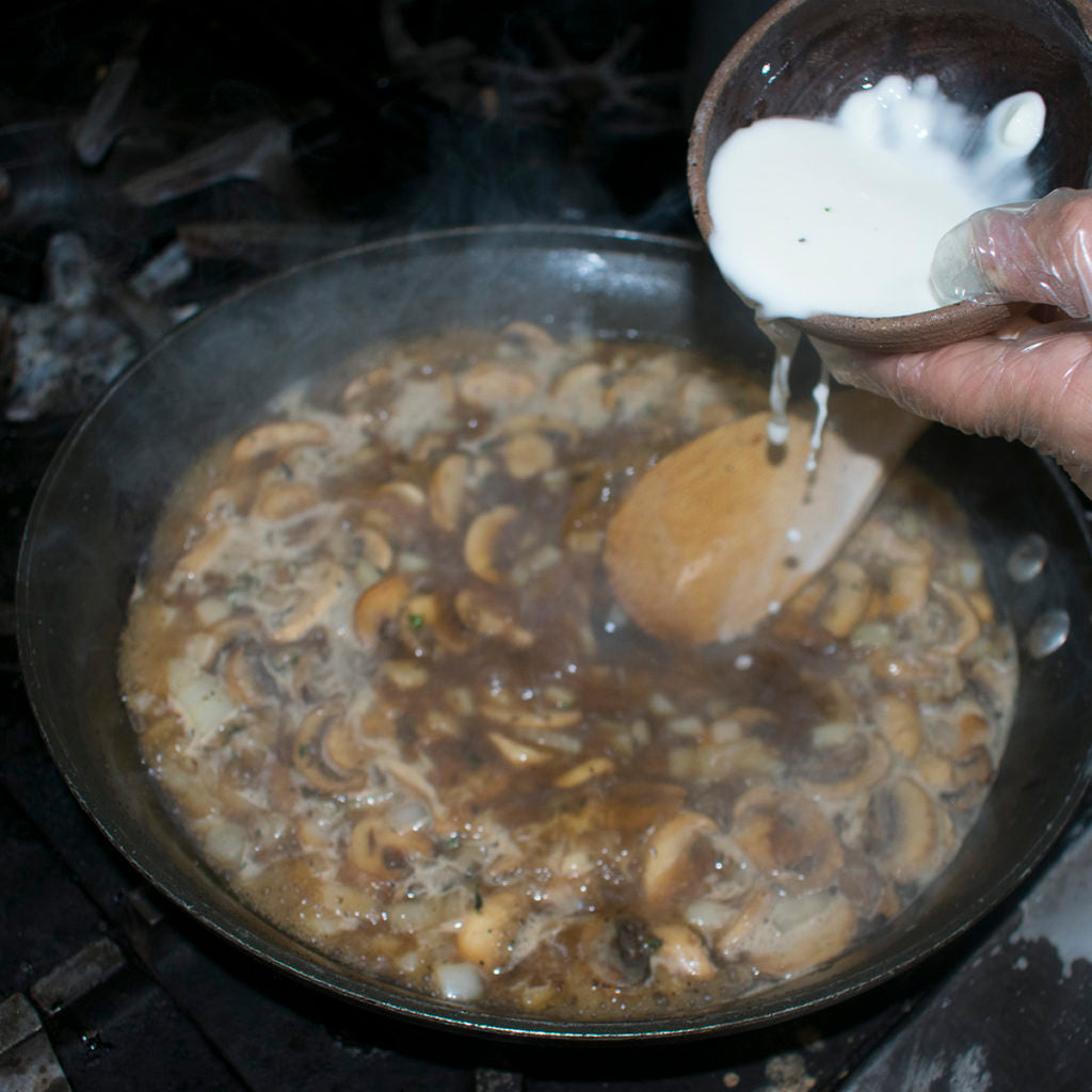 add diluted arrowroot