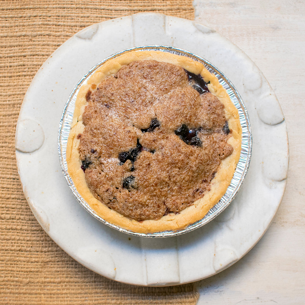 paleo aip blueberry crumble