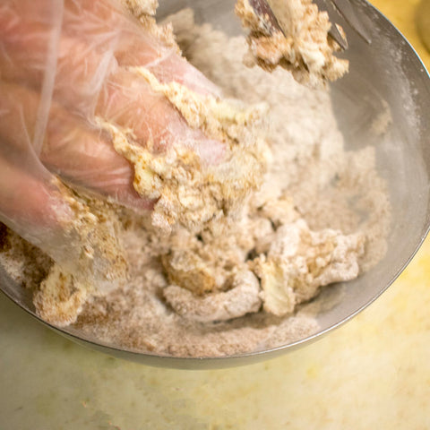 continue to mix in bowl