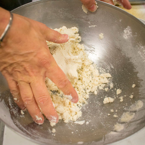 continue to mix ingredients in bowl