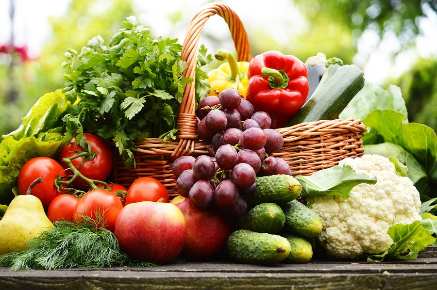 fresh fruits and vegetables