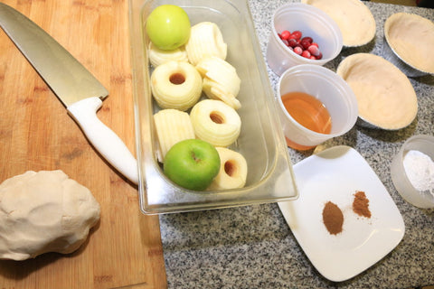 Paleo Grain Free Apple Cranberry Pie Ingredients