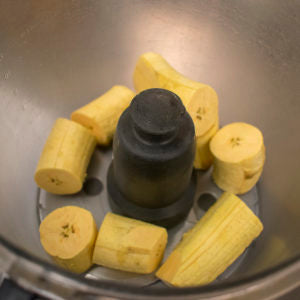 Place chunks into the bowl of a food processor