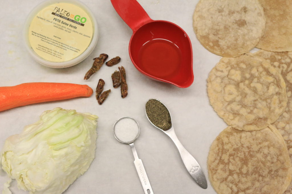 Grasshopper Tacos Ingredients