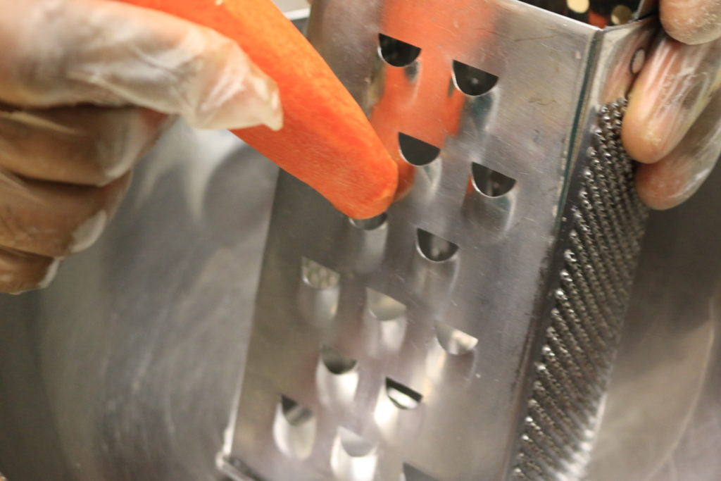 shred the carrots
