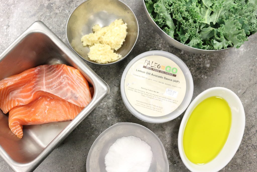 AIP Grilled Salmon Ingredients