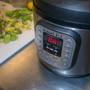 Lock lid and cook for 8 minutes