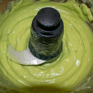Puree lemon avocado dip until smooth