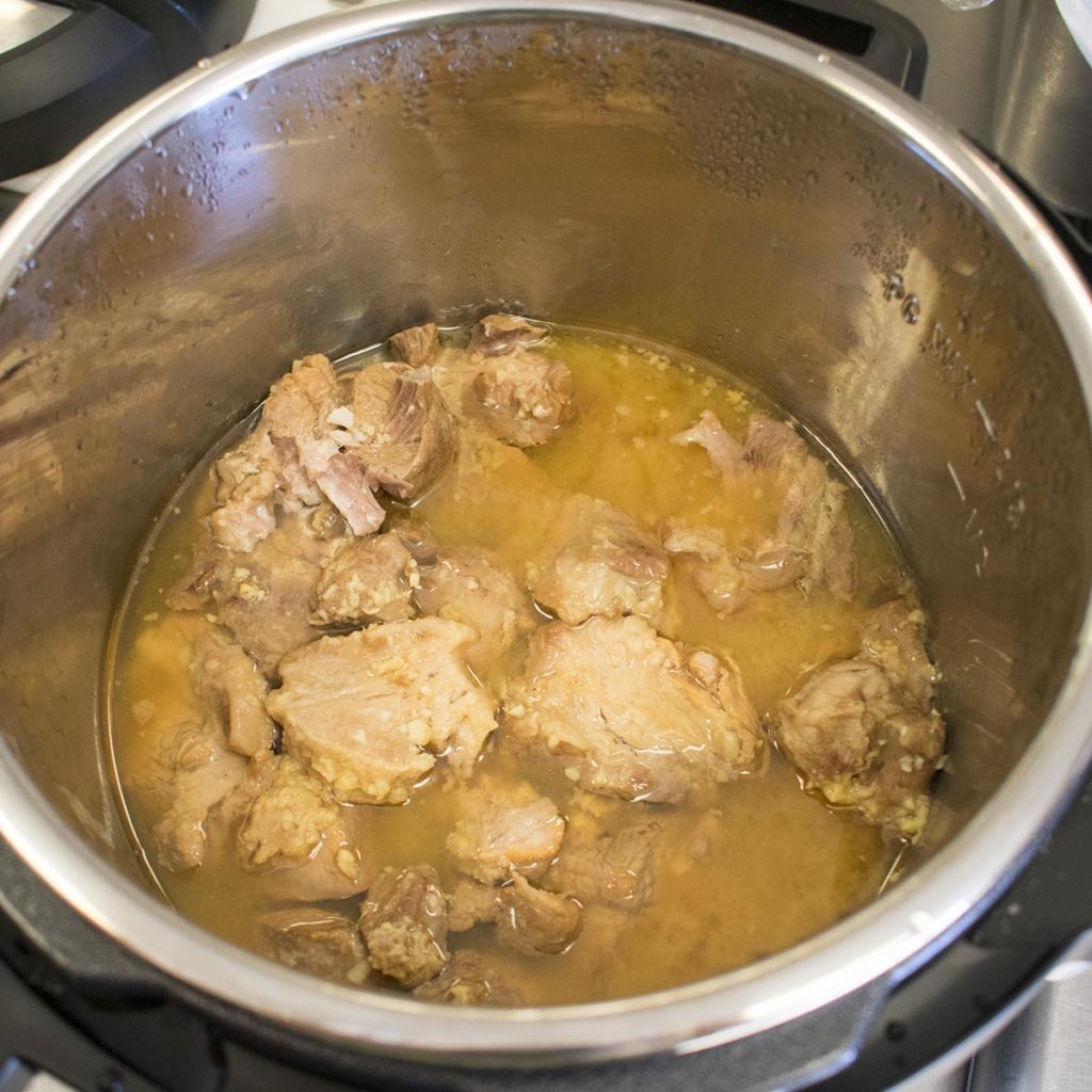cook aip meal for 45 minutes at high pressure