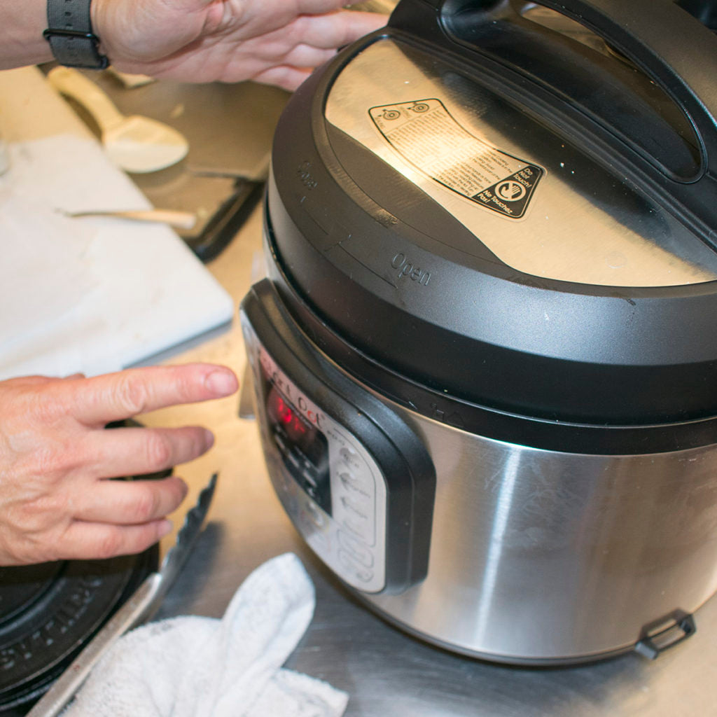 Turn Instant Pot to saute and add oil