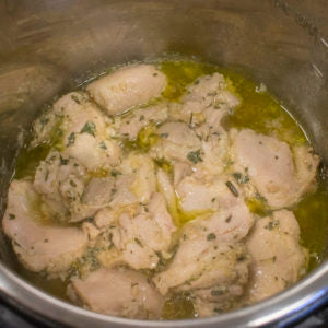 Lightly Brown the pieces of Chicken on both sides