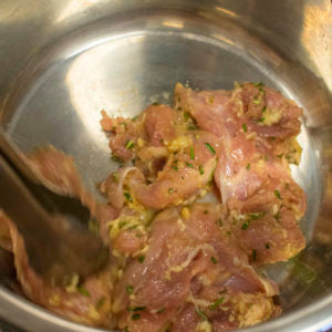 Massage marinade into the AIP chicken