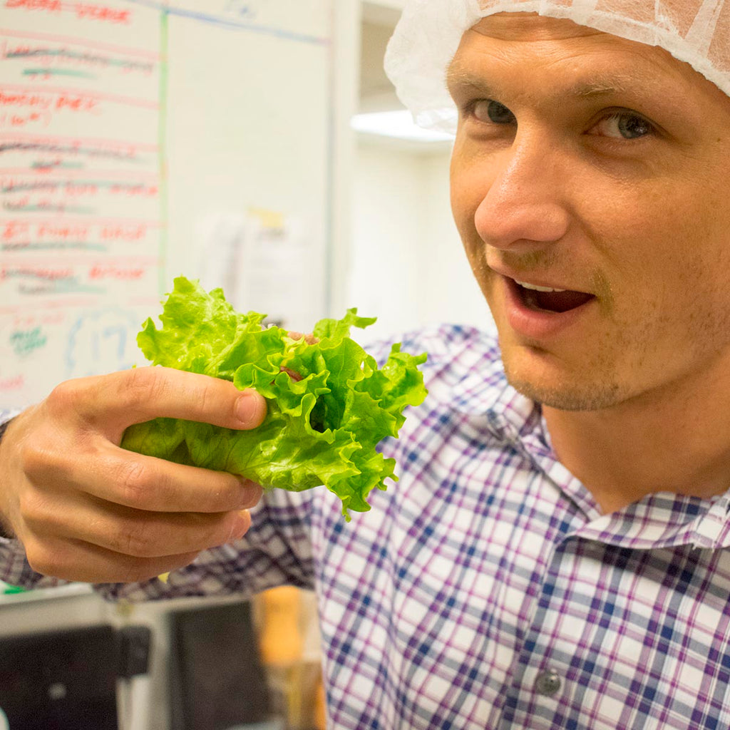 dave rohde eating aip beef lingua tacos
