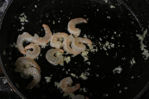 sautee shrimp
