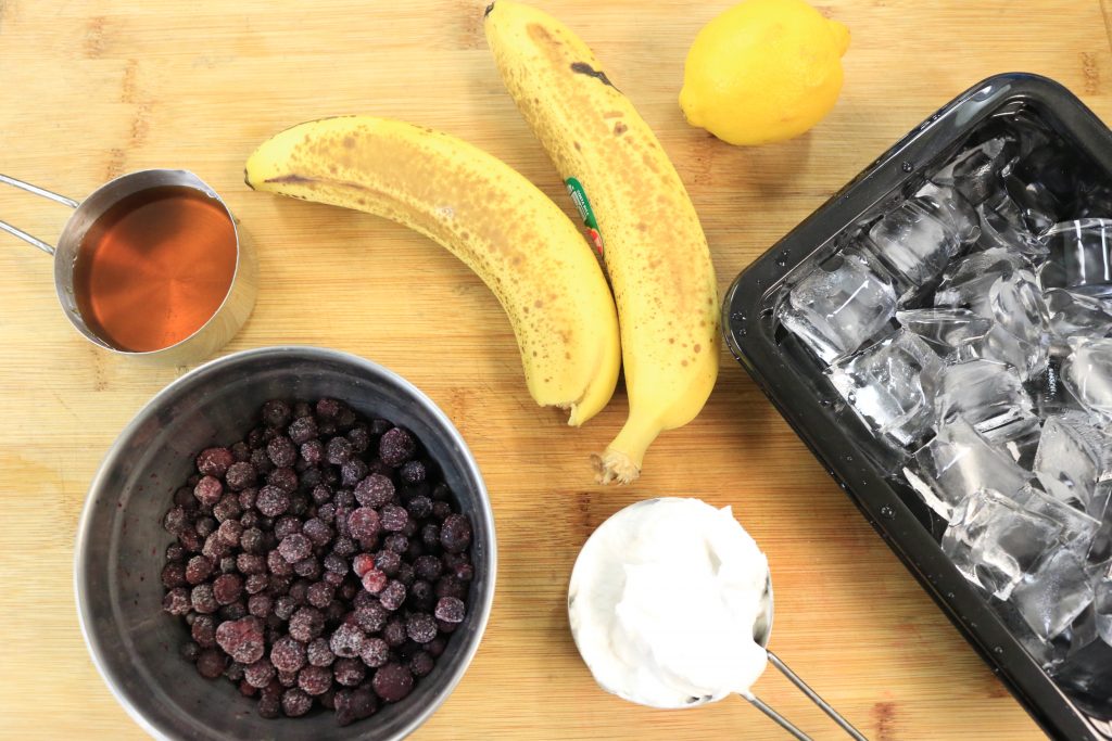 Paleo AIP Blueberry Delight Smoothie Ingredients