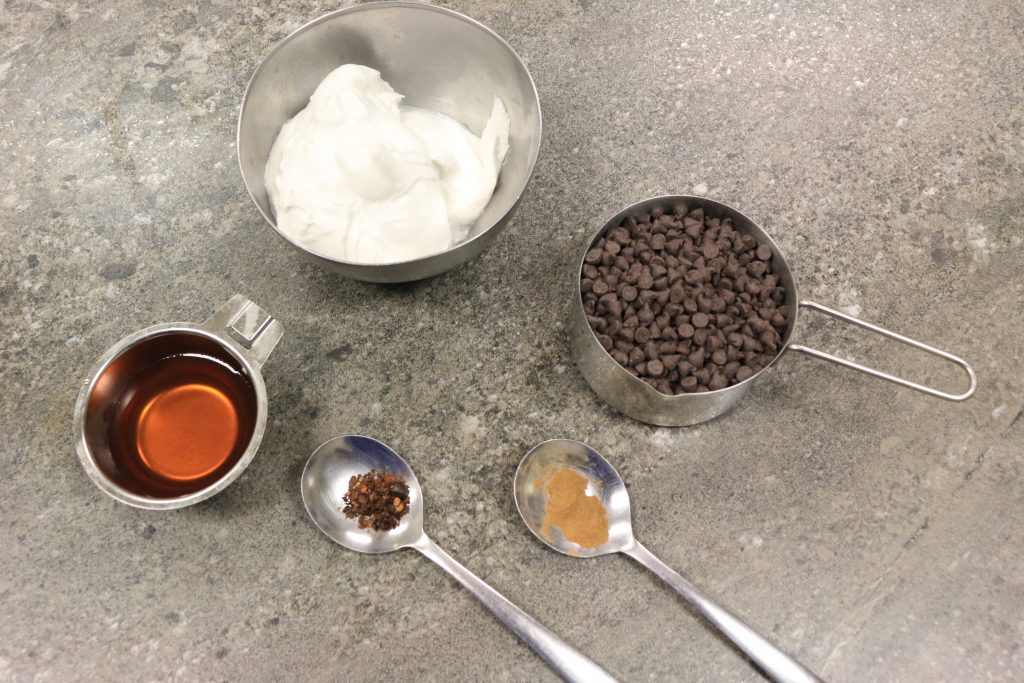 Paleo Mexican Chocolate Fondue - Ingredients