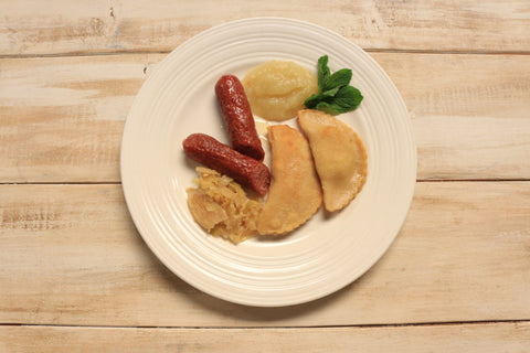 Paleo Pierogies and Polish Sausage