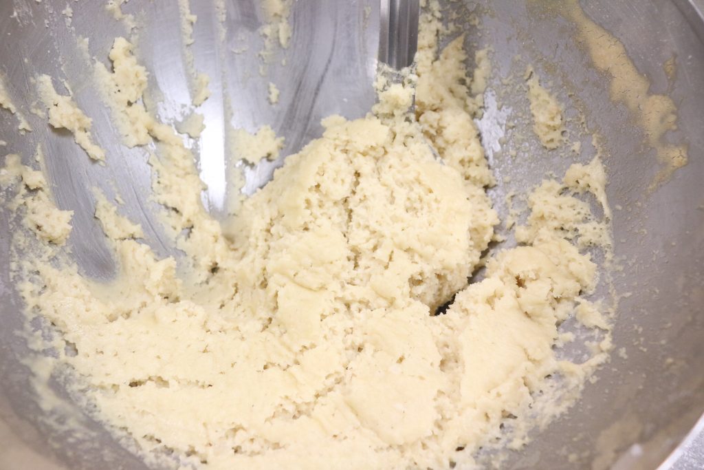 whisk to combine the almond flour, potato starch, and sea salt.