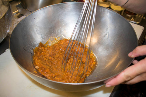 mix all except food coloring