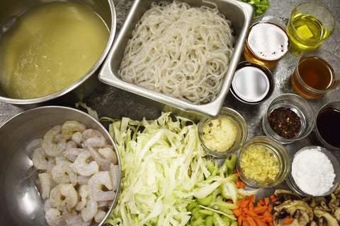 Paleo Shrimp Lo Mein Ingredients