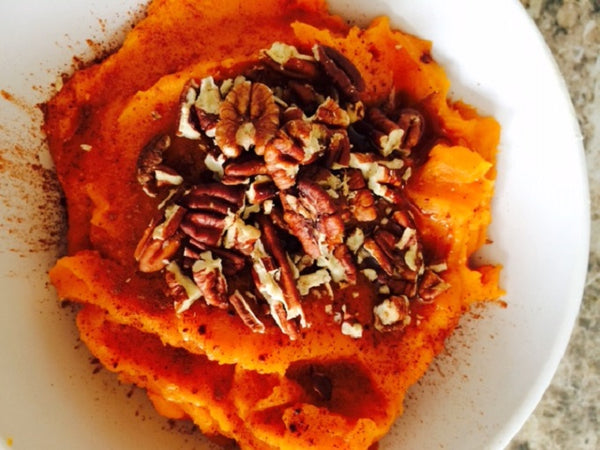 paleo mashed sweet potato