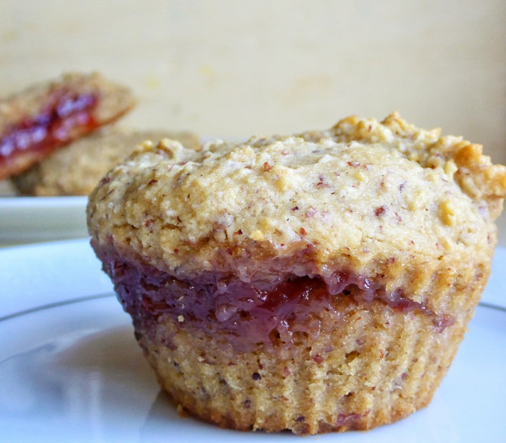 paleo pbj muffins