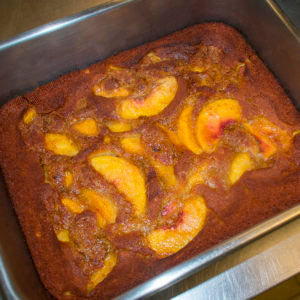 Bake the AIP Peach Cobbler