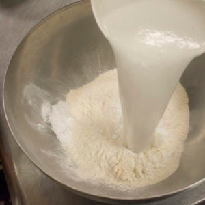Pour in 2 cups of coconut milk