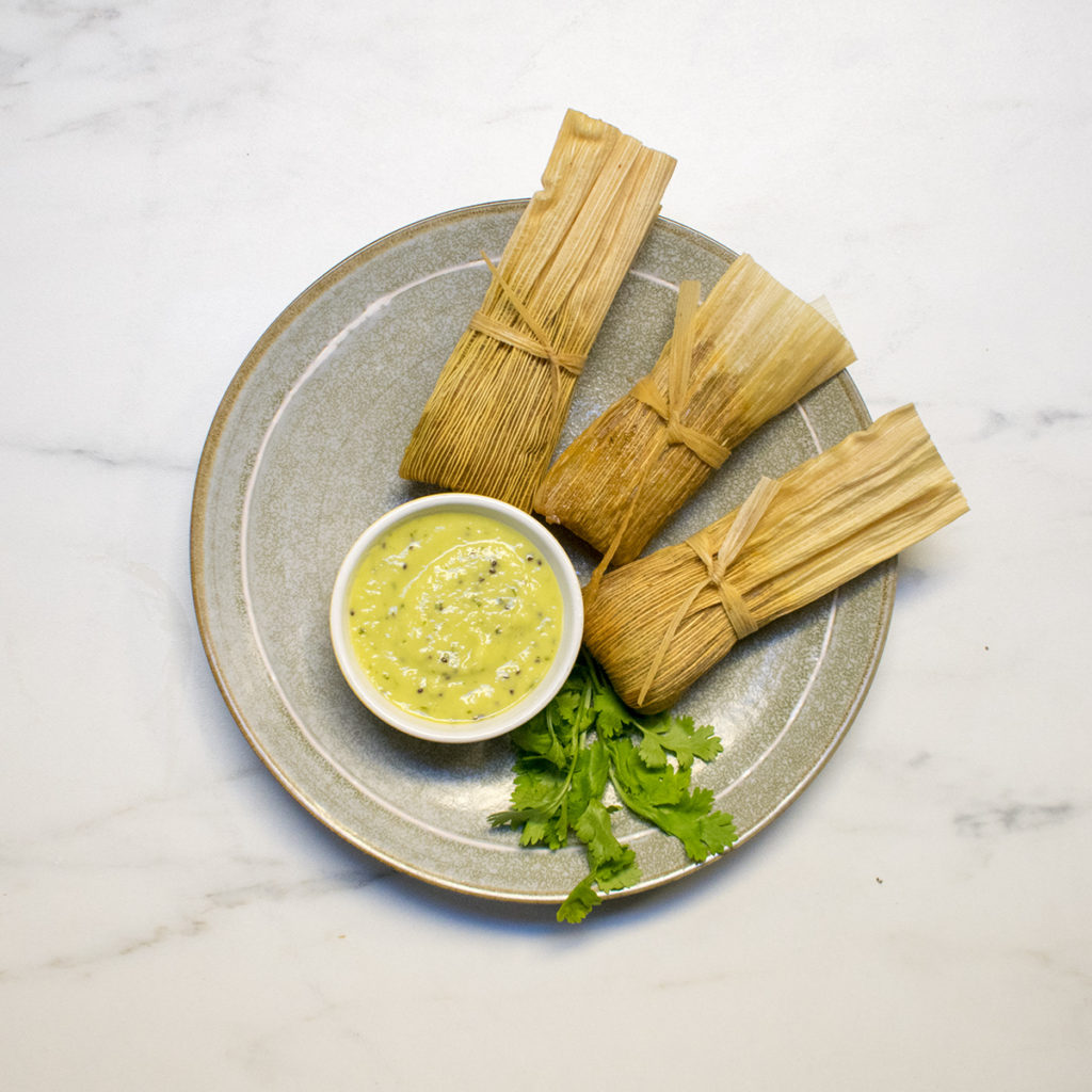 Plantain Masa Mojo Pork Tamales AIP
