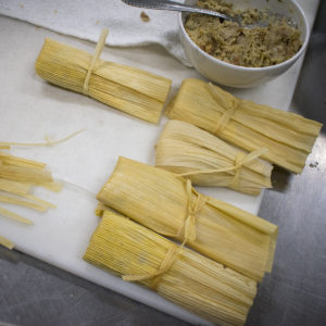 Tied AIP Plantain Masa Mojo Pork Tamales