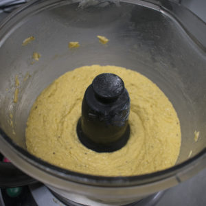 Puree until a smooth thick puree is formed