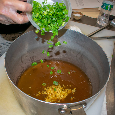 add scallions