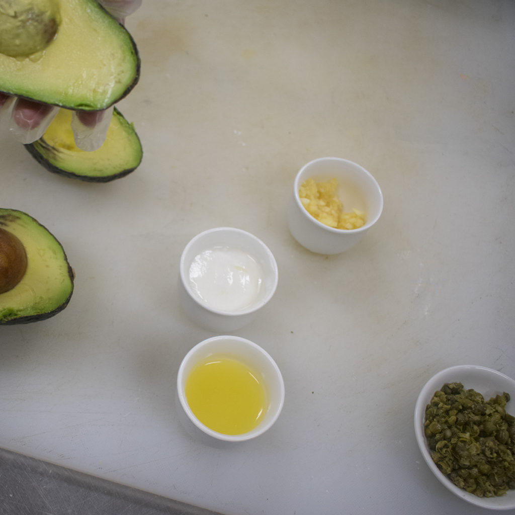 Serve with coconut vinegar, fresh lemon wedges and Lemon Caper Aioli