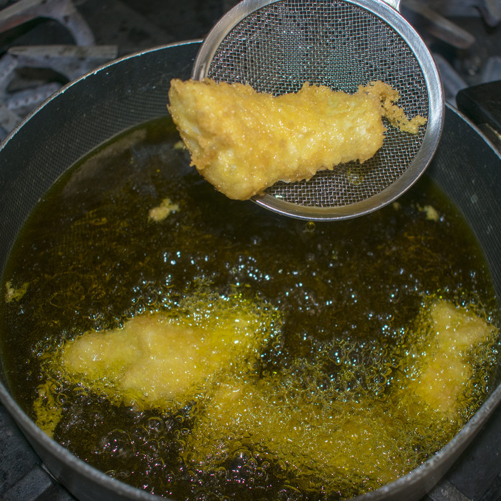 Fry for about 4 to 5 minutes