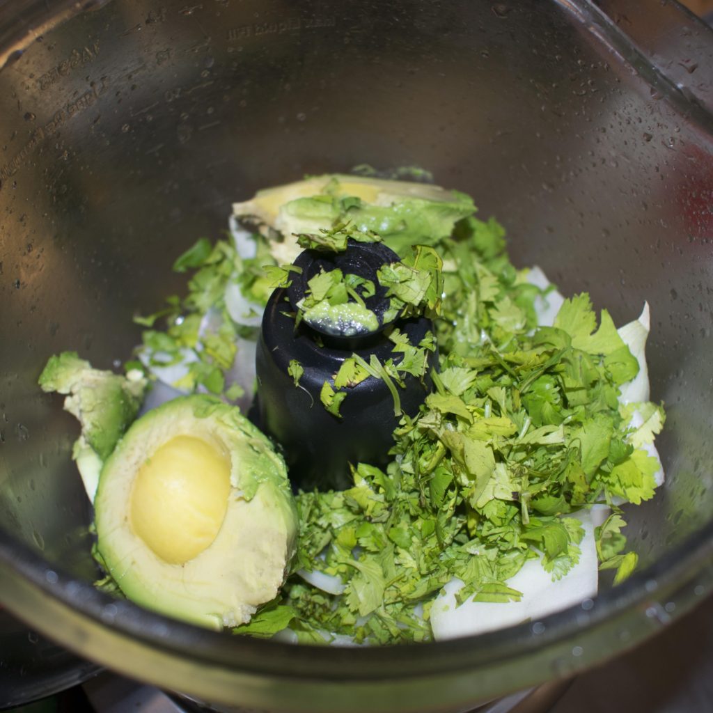 Add the rest of the aip salsa verde ingredients to the food processor