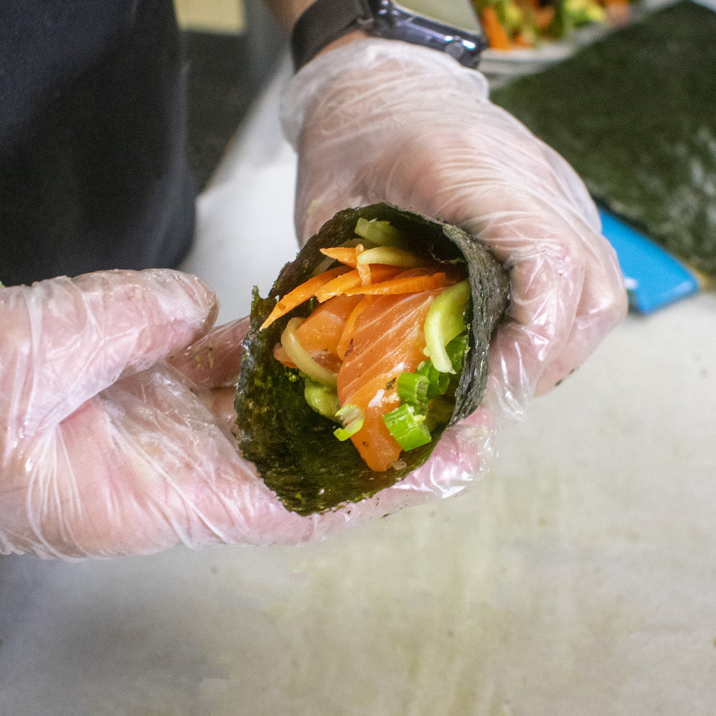 AIP Paleo Seasnax Salmon Hand Rolls