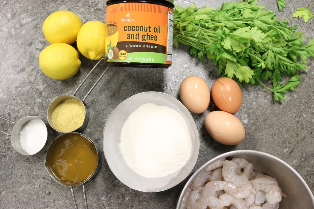 Paleo Shrimp Francese Ingredients