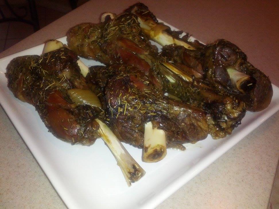 Roast Lamb Shank Paleo
