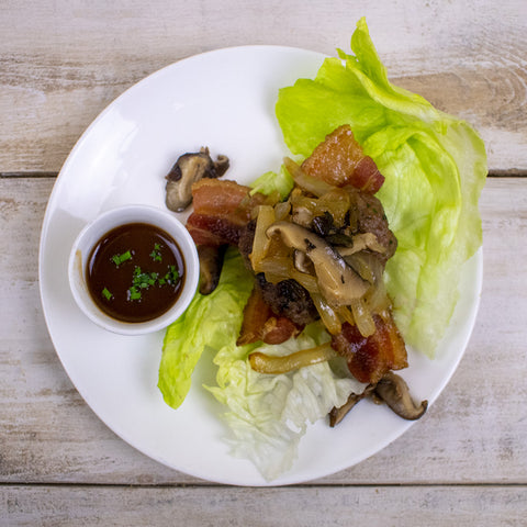 aip paleo lettuce wrapped burger sliders