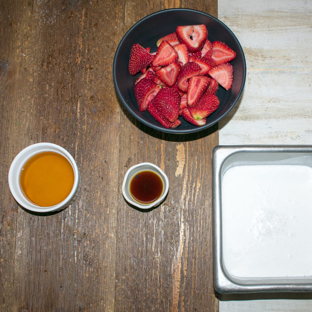 Ingredients - Delicious Strawberry Ice Cream (AIP)
