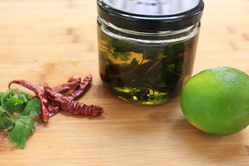 Cilantro Chili Lime Infused Olive Oil